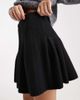 Miss Selfridge Miss Selfridge pleated knit mini skirt in black - 2