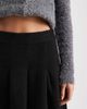 Miss Selfridge Miss Selfridge pleated knit mini skirt in black - 3