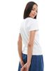 Miss Selfridge Miss Selfridge pointelle lace trim wrap top in white - 4