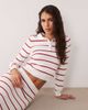 Miss Selfridge Miss Selfridge polo collar sweater in stripe set-MULTI - 1