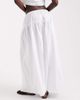 Miss Selfridge Miss Selfridge poplin maxi skirt in white - part of a set-Red - 2