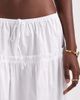 Miss Selfridge Miss Selfridge poplin maxi skirt in white - part of a set-Red - 3
