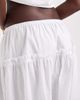 Miss Selfridge Miss Selfridge poplin maxi skirt in white - part of a set-Red - 4