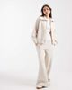 Miss Selfridge Miss Selfridge premium wide leg sweatpants in oatmeal - part of a set-Neutral - 1