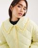 Miss Selfridge Miss Selfridge quilted maxi coat in buttermilk-Yellow - 2