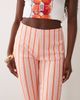 Miss Selfridge Miss Selfridge ribbed capri pants in pink stripe - part of a set - 3
