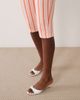 Miss Selfridge Miss Selfridge ribbed capri pants in pink stripe - part of a set - 4