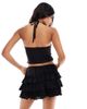 Miss Selfridge Miss Selfridge ruffle bloomer shorts in black - 4