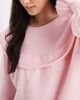 Miss Selfridge Miss Selfridge ruffle collar balloon sleeve sweater in soft pink - 4