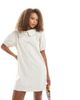 Miss Selfridge Miss Selfridge ruffle detail shirt dress in ecru-White - 2