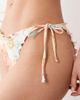 Miss Selfridge Miss Selfridge ruffle tie side bikini bottom in chain print-Multi - 3
