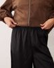 Miss Selfridge Miss Selfridge satin and lace bermuda short in black - 4