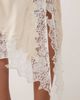 Miss Selfridge Miss Selfridge satin asymmetric maxi skirt in buttermilk-Yellow - 3