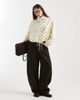 Miss Selfridge Miss Selfridge scallop detail windbreaker in polka dots-White - 1