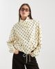 Miss Selfridge Miss Selfridge scallop detail windbreaker in polka dots-White - 2