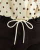 Miss Selfridge Miss Selfridge scallop detail windbreaker in polka dots-White - 3