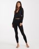 Miss Selfridge Miss Selfridge sculpted wrap top in black - 3