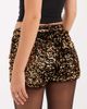 Miss Selfridge Miss Selfridge sequin booty shorts-Gold - 3