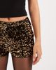Miss Selfridge Miss Selfridge sequin booty shorts-Gold - 4