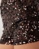 Miss Selfridge Miss Selfridge sequin booty shorts in brown - 3