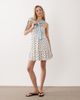 Miss Selfridge Miss Selfridge shirred cami mini dress in polka dots-Multi - 1