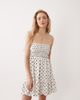 Miss Selfridge Miss Selfridge shirred cami mini dress in polka dots-Multi - 2