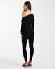 Miss Selfridge Miss Selfridge slouchy asymmetric jumpsuit in black - 2