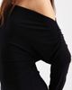 Miss Selfridge Miss Selfridge slouchy asymmetric jumpsuit in black - 4