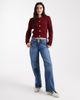 Miss Selfridge Miss Selfridge slouchy cardigan in burgundy-Red - 2