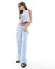 Miss Selfridge Miss Selfridge soft rib knit vest in blue - part of a set - 3