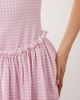 Miss Selfridge Miss Selfridge square neck mini dress in pink gingham - 2