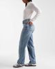 Miss Selfridge Miss Selfridge straight leg jean in mid wash-Blue - 3