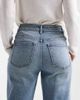 Miss Selfridge Miss Selfridge straight leg jean in mid wash-Blue - 4