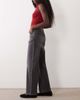 Miss Selfridge Miss Selfridge straight leg jeans in charcoal-Gray - 3
