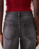 Miss Selfridge Miss Selfridge straight leg jeans in charcoal-Gray - 4