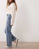 Miss Selfridge Miss Selfridge straight leg jeans in dirty wash-Blue - 2