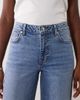Miss Selfridge Miss Selfridge straight leg jeans in mid-blue - 4