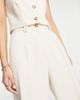 Miss Selfridge Miss Selfridge straight leg pants in ecru-Neutral - 3