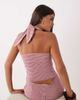 Miss Selfridge Miss Selfridge tailored halter top in red gingham - part of a set-No color - 2