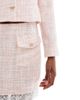 Miss Selfridge Miss Selfridge tailored mini skirt in light pink - part of a set - 3