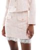 Miss Selfridge Miss Selfridge tailored mini skirt in light pink - part of a set - 4