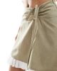 Miss Selfridge Miss Selfridge tailored ruffle hem mini skirt in olive-Black - 2