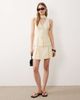 Miss Selfridge Miss Selfridge tailored scarf-neck vest in buttermilk - part of a set-Yellow - 2