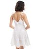 Miss Selfridge Miss Selfridge tiered smock mini dress in cream-White - 4