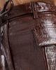 Miss Selfridge Miss Selfridge utility mini skirt in croc-Brown - 2