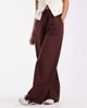 Miss Selfridge Miss Selfridge wide leg pants in chocolate-Brown - 2