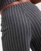 Miss Selfridge Miss Selfridge wide leg pinstriped pants - part of a set-Gray - 2