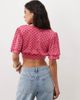 Miss Selfridge Miss Selfridge wrap frill sleeve top in pink polka dot print - part of a set - 2