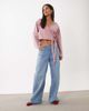 Miss Selfridge Miss Selfridge wrap top in pink - 3