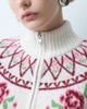 Miss Selfridge Miss Selfridge zip funnel neck cardigan with fairisle pattern-MULTI - 4